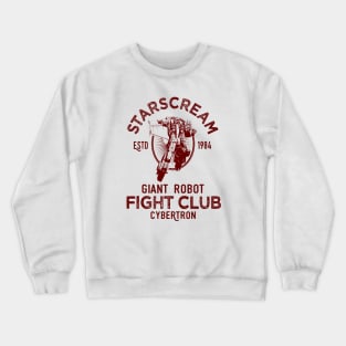 STARSCREAM : Transformers GEN 1 - robot fight club Crewneck Sweatshirt